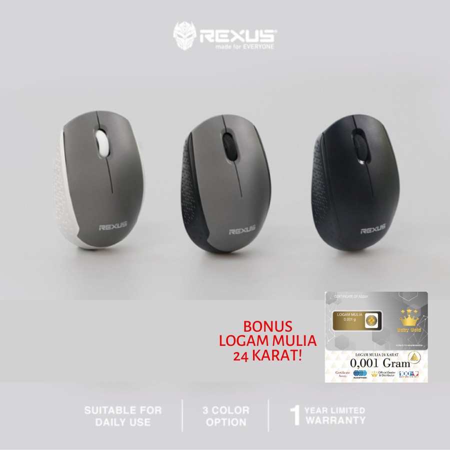 Mouse Wireless Rexus Office Q30 Silent Mouse