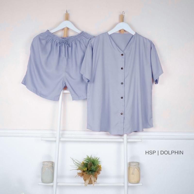 setelan rayon hp/baju tidur/set baju wanita