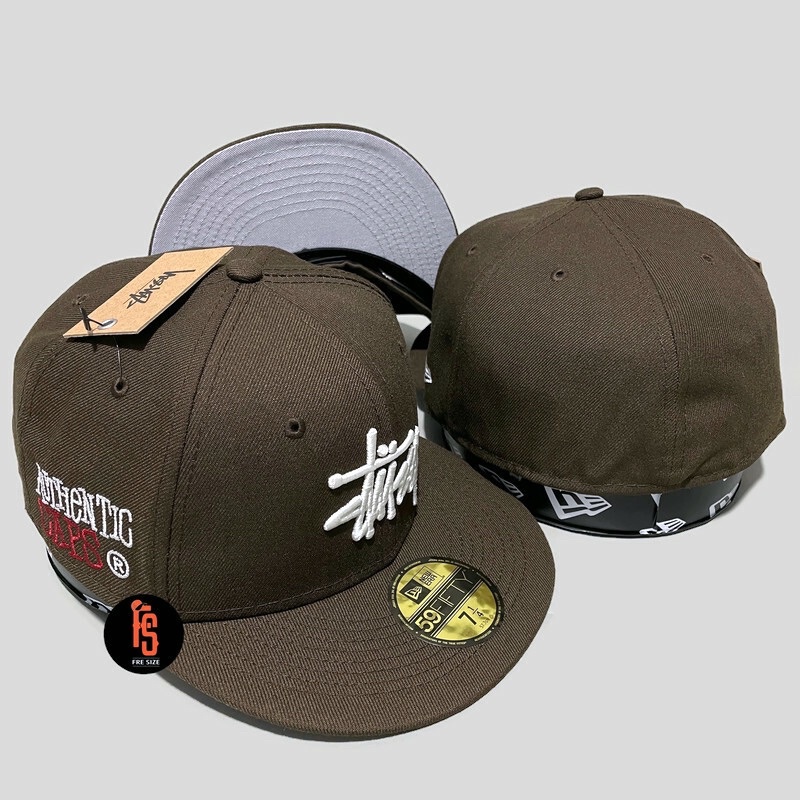 TOPI NEW ERA ORIGINAL 5950 AC STUSSY WALNUT