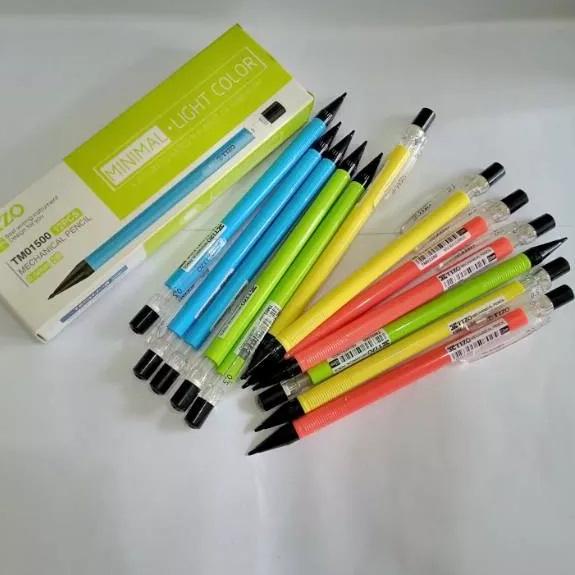 

ぱ SELUSIN ( 12 PCS ) Pensil Mekanik Kecil Tizo TM01500 0.5 mm Pensil Isi Ulang Tizo 0.5mm ¢
