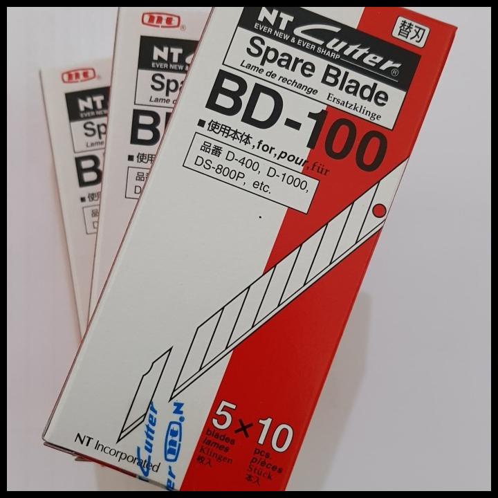 

Promo Cutter Blade Nt Bd100 Isi 200Pcs