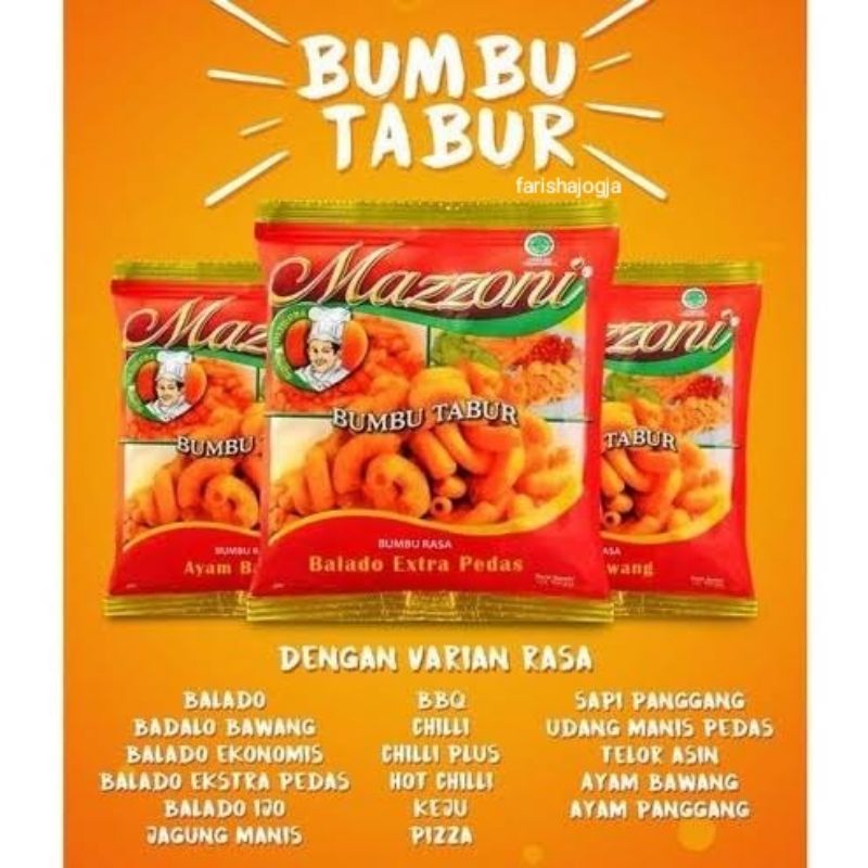 ✨ FSFF ✨ Mazzoni Bumbu Tabur 100g Aneka Rasa