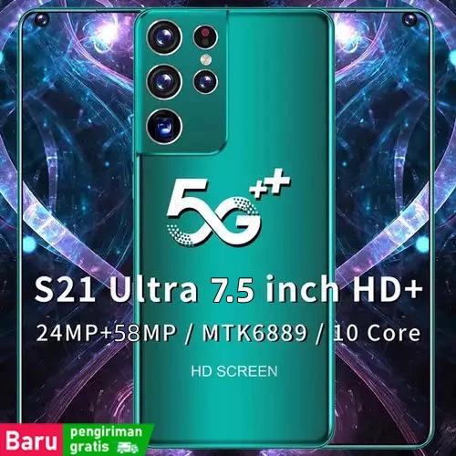 5G【Ponsel asli resmi+COD】HP murah Galaxy S21 Ultra Memori ultra -besar 12GB+512GB Standby kartu ganda adalah 6800mAh 7.5inch High -definition camera Telepon asli resmi  handphone android termurah berkualitas ponsel pintar cuci gudang 2022 asli