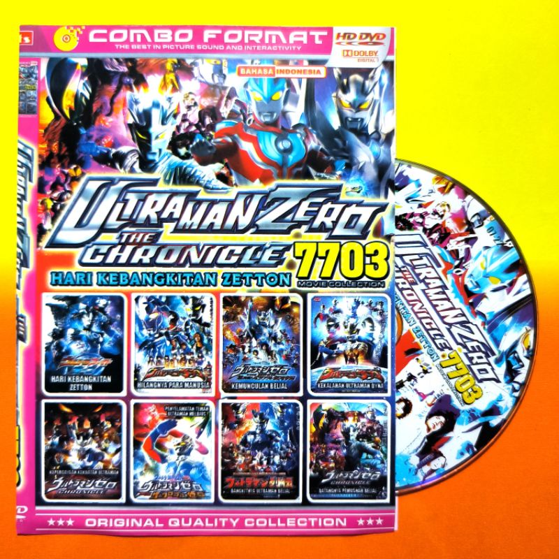 KASET FILM KARTUN ANAK KOLEKSI ULTRAMAN ZERO VOLUME 7703 TERBARU BAHASA INDONESIA.
