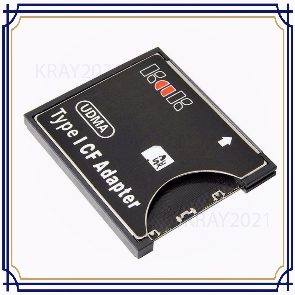 SDHC to Compact Flash CF Type I Card Reader Adaptor -AP808