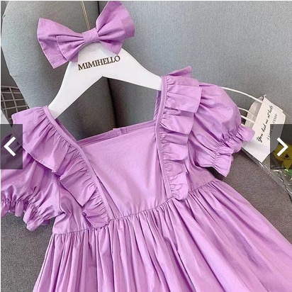 DRESS KIMBERLY ANAK PREMPUAN / DRESS KIMBERLY TERUSAN RUFFLE USIA 1-5 THN