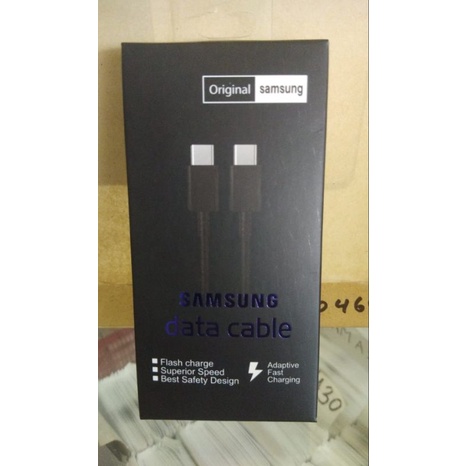 KABEL DATA TYPE C TO TYPE C FAST CHARGING KABEL USB SAMSUNG