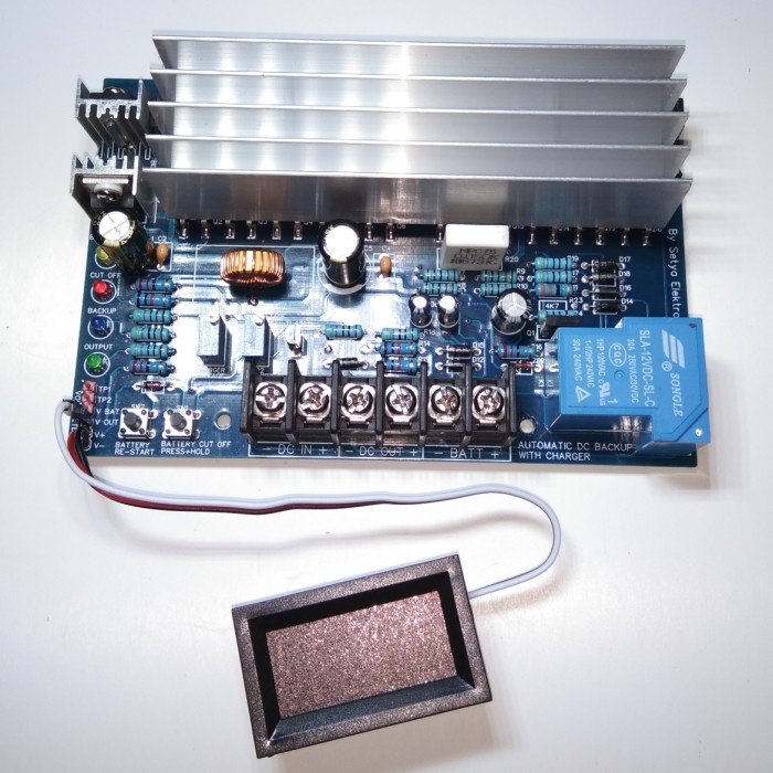 UPS DC 12V / 24V, Module Charger Dan Sebagai UPS