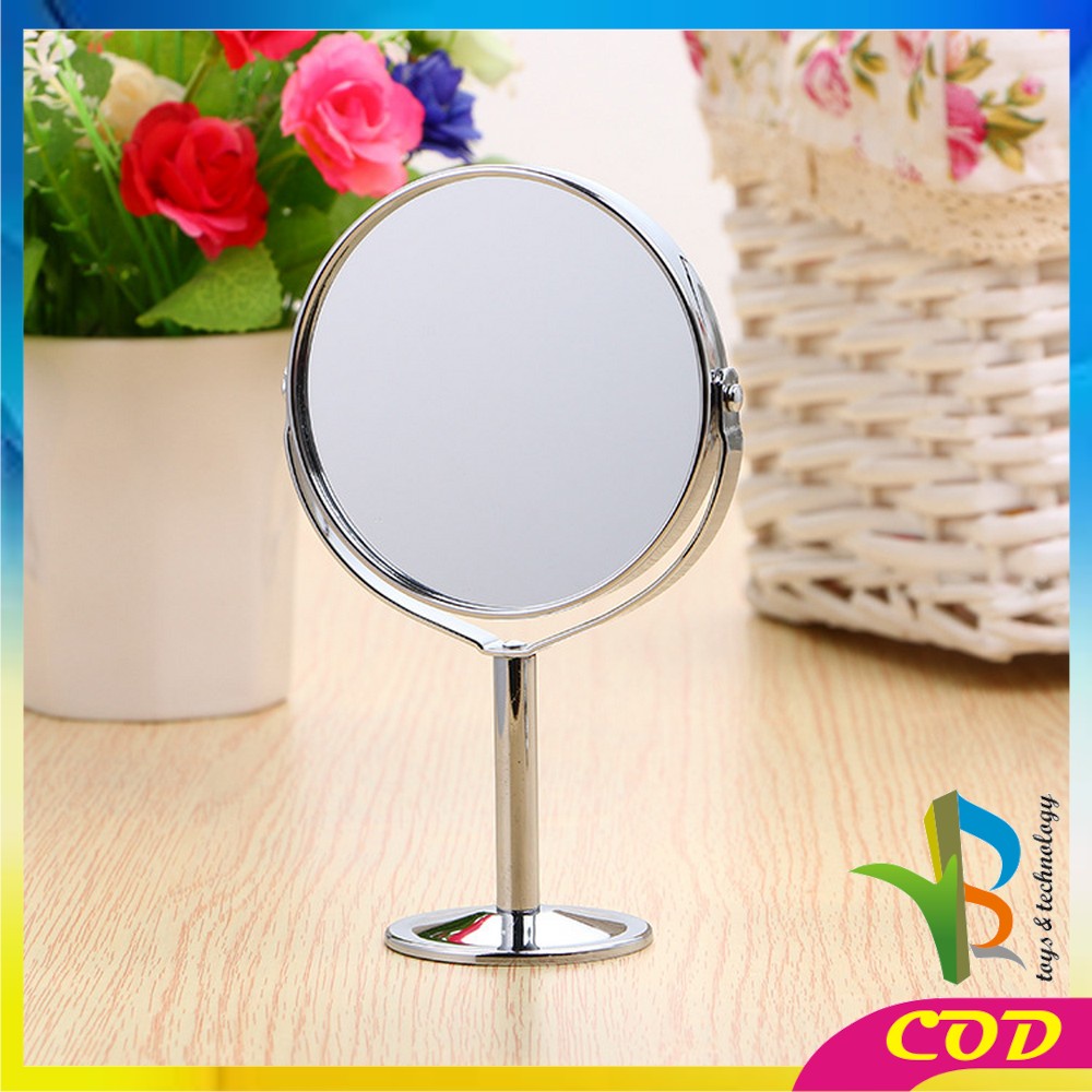 RB-K87 Kaca Cermin Makeup Meja Standing Mirror Cermin 2 Sisi Kaca Rias Make Up Putar / Cermin Meja / Kaca Make up