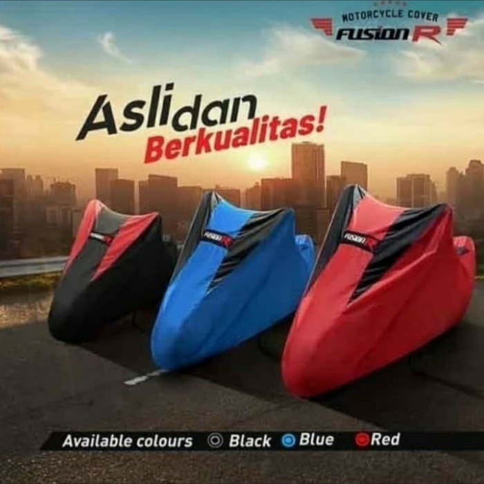 COVER MOTOR YAMAHA R15 BAHAN PREMIUM WATERPROOF FUSION R ORIGINAL 100%