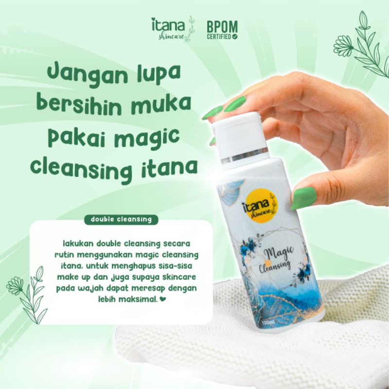 MAGIC CLEANSING ITANA 100% ORI / TONER WAJAH