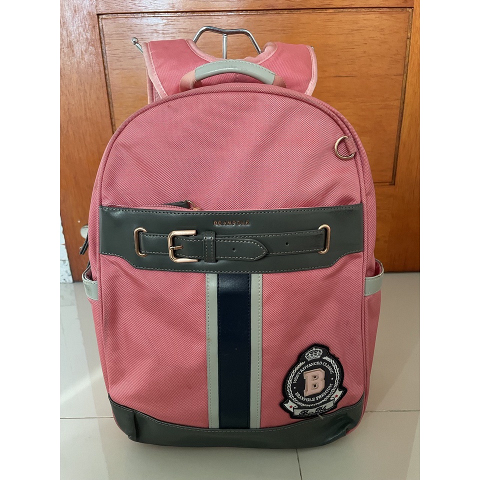 Preloved Tas Sekolah Tas Ransel Anak Beanpole Pink TA 311 Tas Anak Murah