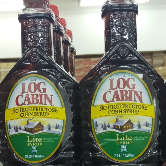 

Log cabin lite syrup 710gr