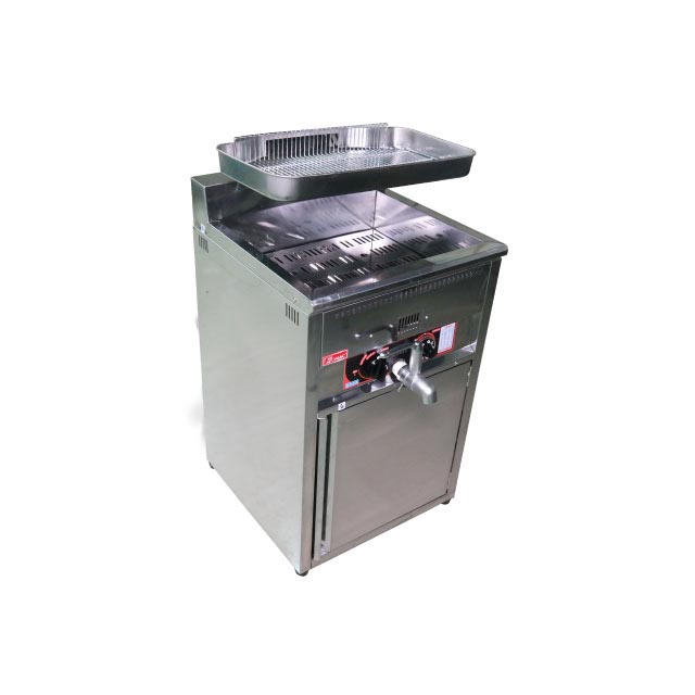 FOMAC FRY-GAT17LCF GAS DEEP FRYER/PENGGORENGAN GAS DENGAN PENGATUR SUHU/DEEP FRYER