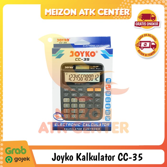 

SPECIAL Calculator / Kalkulator Joyko CC-35 CC 35 / 12 Digits / Check Correct