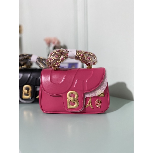 EMILY ALMA FLAP BAG LE ROSE small