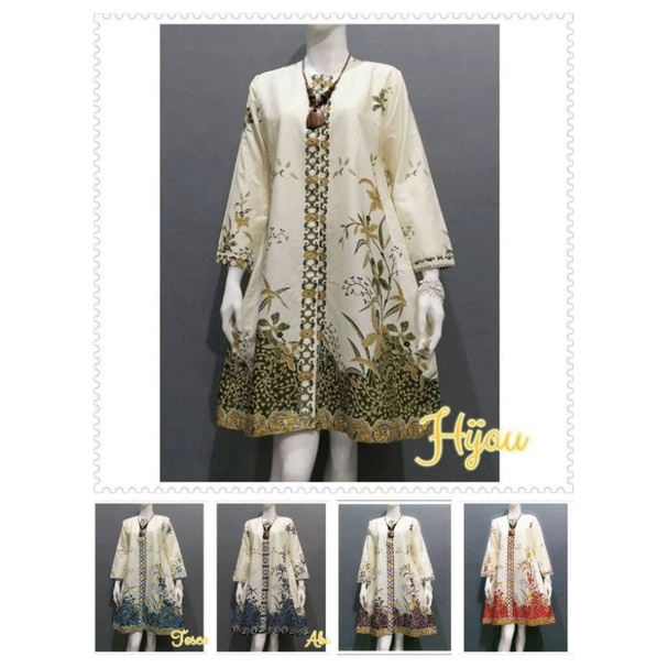TUNIK BATIK CIBULAN / FASHION KEKINIAN / STANDARD LD 105 JUMBO LD 120