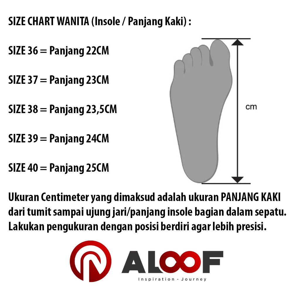 36-40 Aloof V7 - Sepatu Wanita Flat Loafers Kulit Asli Original Pantofel Formal