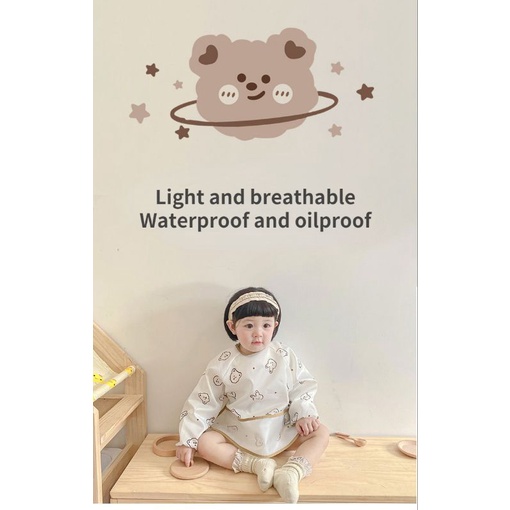 BIANCA - JULY MOLY Bibs Anak Lengan Panjang Premium Korea Bear Series