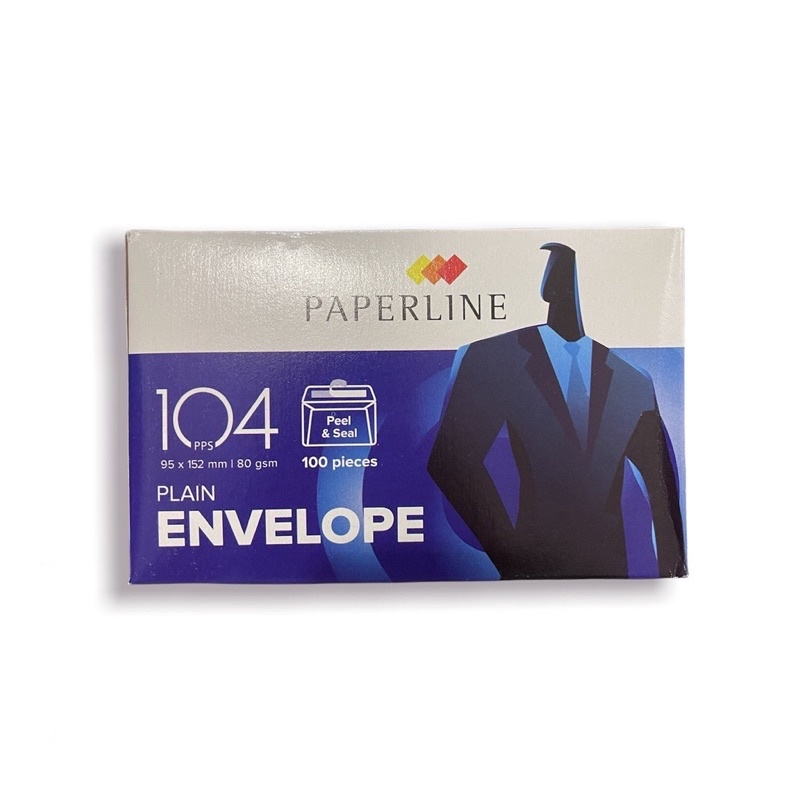 

AMPLOP PUTIH PAPERLINE 104 PPS ISI 100 PCS