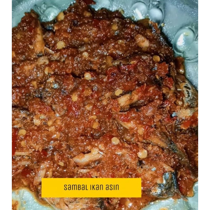 

Sambal klotok/ikan asin