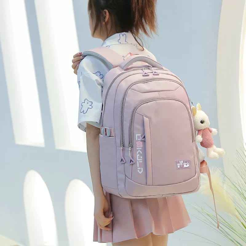 Diobrale - Tas Ransel Sekolah Remaja Terpopuler 2023 Kapasitas Besar Backpack Perempuan Kekinian Tas Punggung Sekolah Wanita SD SMP SMA SMK Dewasa Dan Anak-Anak Remaja Gendong Cewek Cowok Kasual Model Terbaru