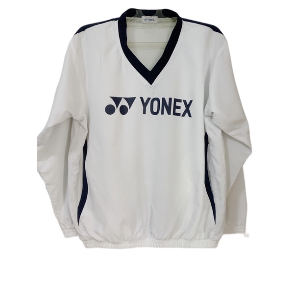Jersey YONEX second size XL-jersey second branded size XL-jersi second branded warna putih size besa