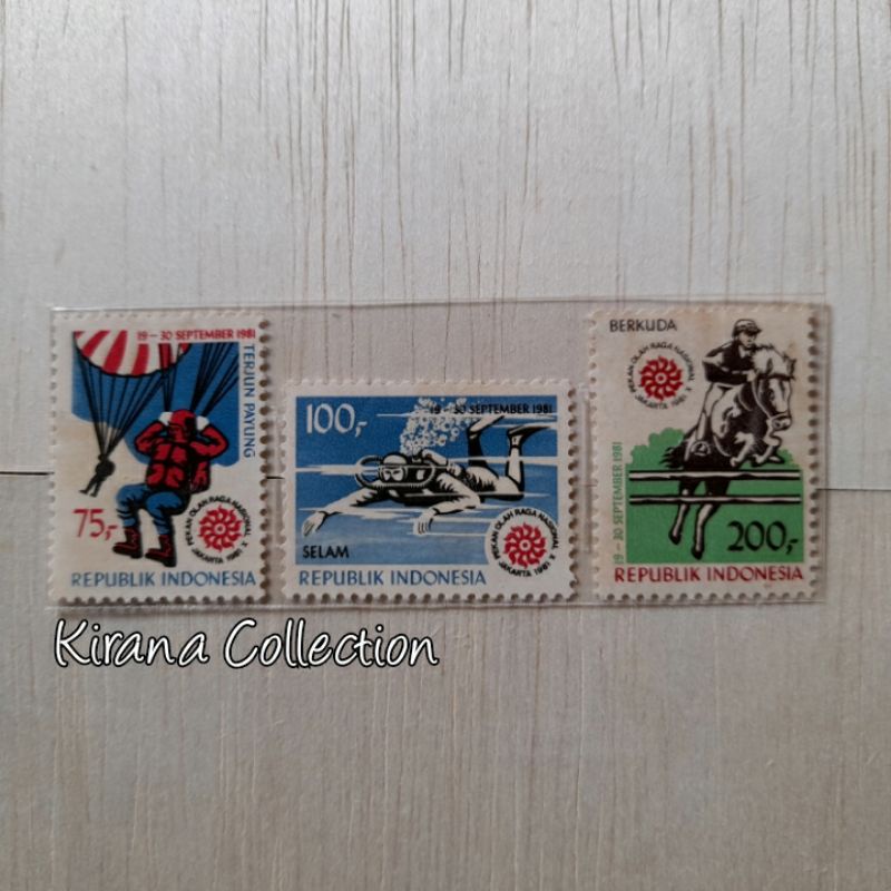 

LOT.F134 PRANGKO INDONESIA I-264 3V PON X 1981
