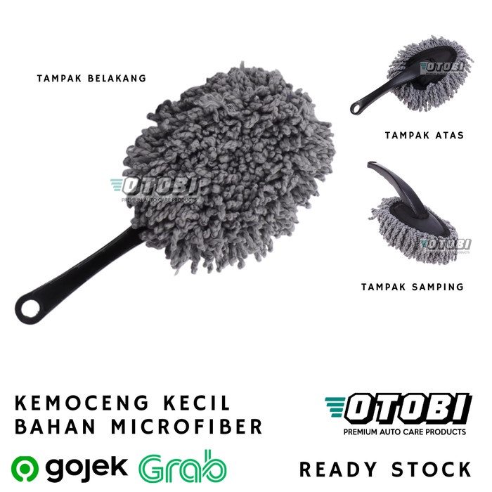 [Ready] Kemoceng Kecil Microfiber - Halus & Lembut Car Duster Untuk Debu Tipis