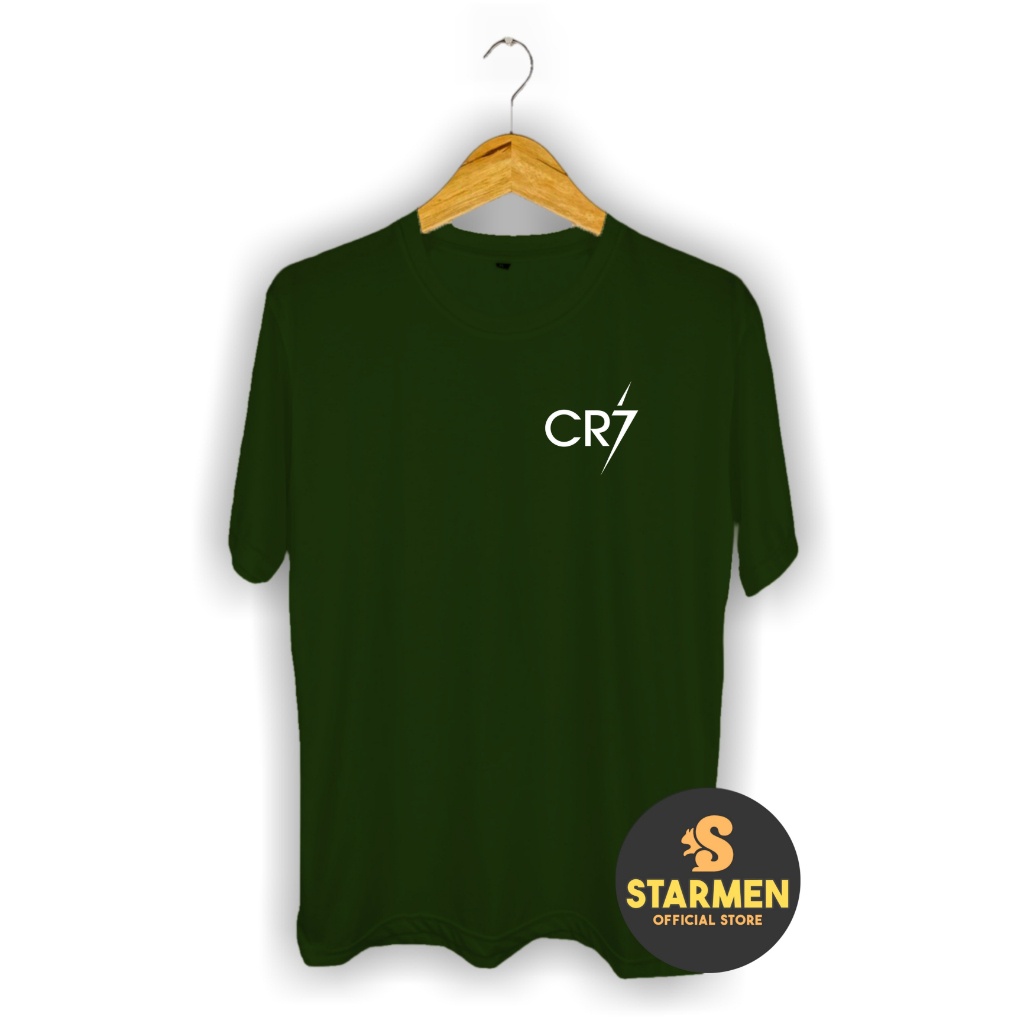 Kaos Distro Pria T-Shirt Motif Kata Kata Logo CR7