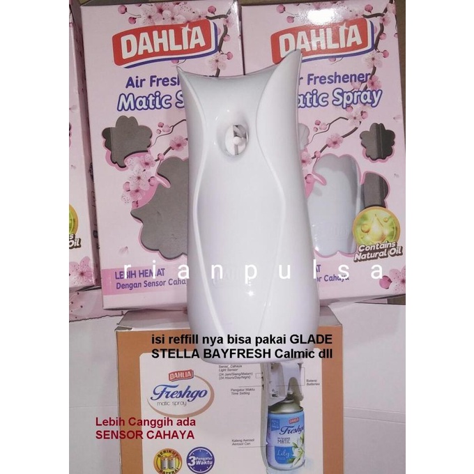 Dispenser Pengharum Ruangan Mesin Otomatis Alat Glade Freshgo Stella