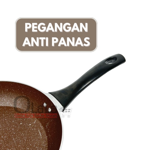 ( OJE ) TEFLON PENGGORENGAN SERBANGUNA ANTI LENGKET TM-167(26CM) / TM-167(28CM)