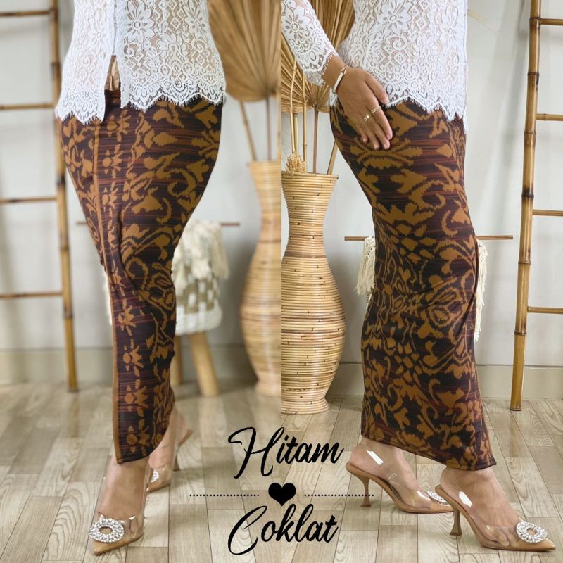 Rok/ Kamen jadi motif Batik | Bawahan Kebaya Bali | New Rok Moscrepe