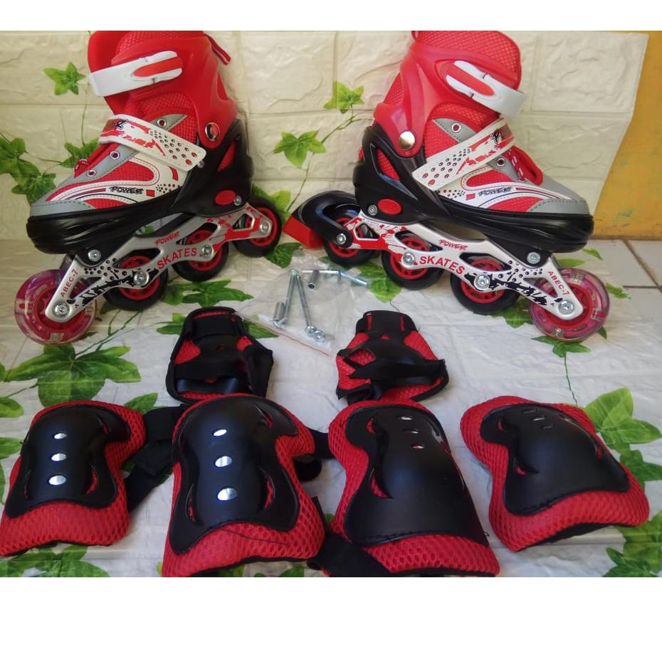 ➾❃❇ sepatu roda anak set deker paling murah /sepatu roda anak import / sepatu roda anak perempuan/ s