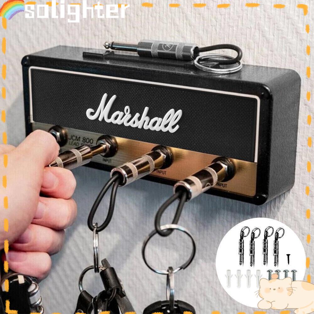 Solighter Key Holder Rak Tempat Kunci Pecinta Gitar Gantung Amplifier Penyimpanan Kunci Gitar