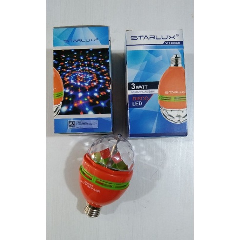 Lampu Disco LED Putar 3 w - STARLUX ST230RGB