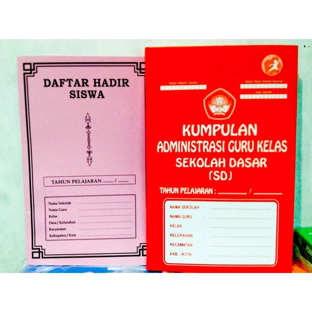 BUKU ADMINISTRASI GURU KELAS - BUKU ADM GURU SD
