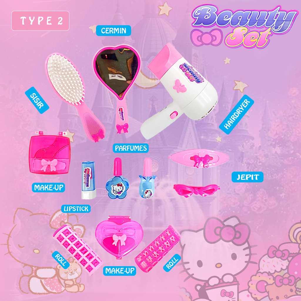 Mainan Anak Alat Make Up/ Make Up Set Toys Karakter 9693