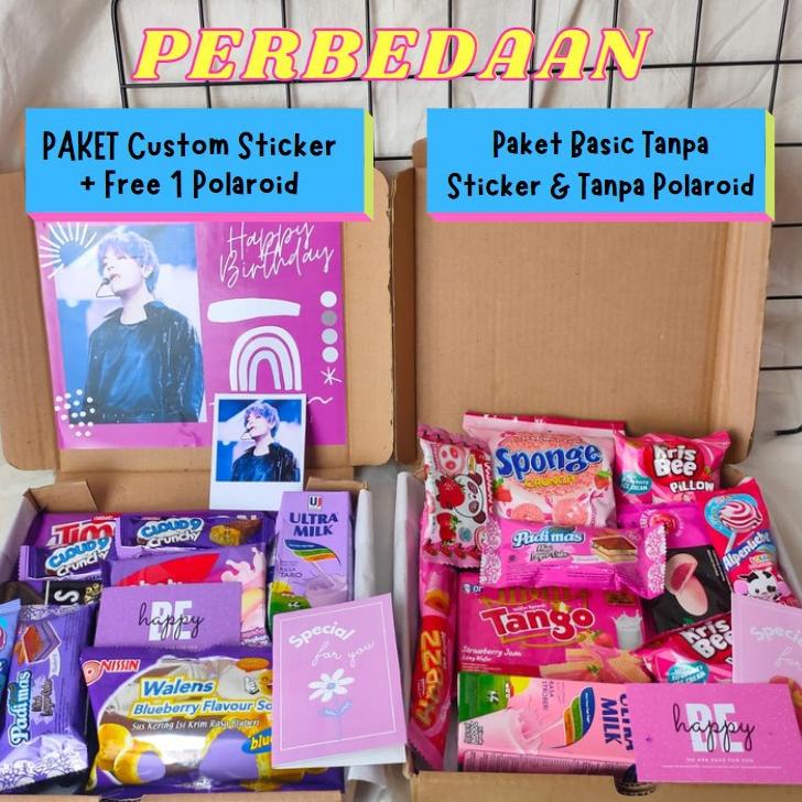 

リ Pastel Snack Box | Kado jajan hampers Snackbox Hadiah Wisuda Ultah Cewek Gift Pink Ungu Hijau Biru kado valentine hampers valentine ㅓ