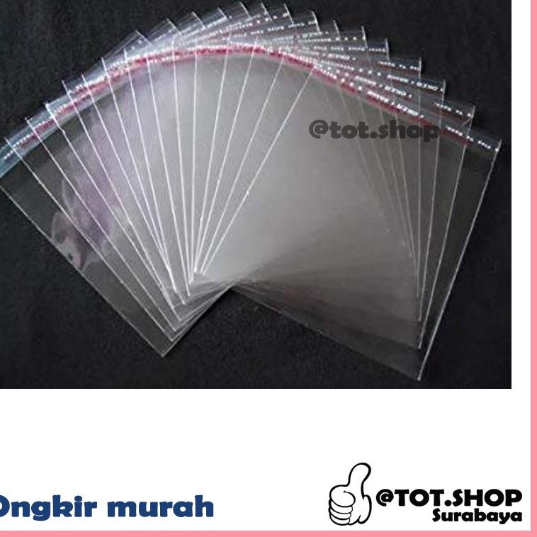 

⇻ OPP LEM PLASTIK KACA 15 x 24 DVD,Bakery,Undangan,Roti,Amplop,Angpao (Isi 100 Lembar) ま