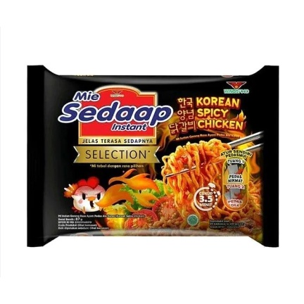 

Mie Sedaap Korean Spicy Chicken