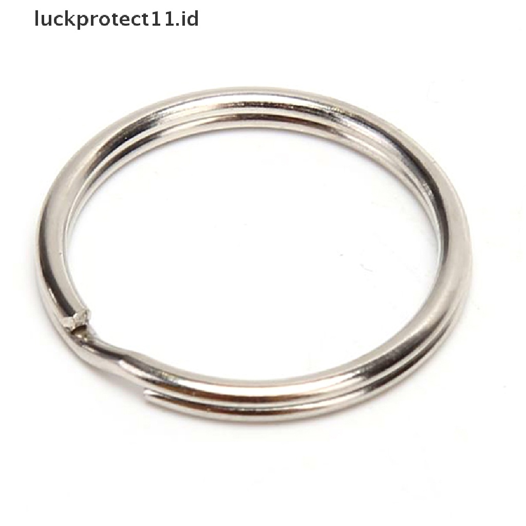 /Fashion Hot// Fashion// 100 Pcs/lot Kunci Cincin DIY Logam Tempat Kunci Split Rings Hoop Metal Loop Keychain.