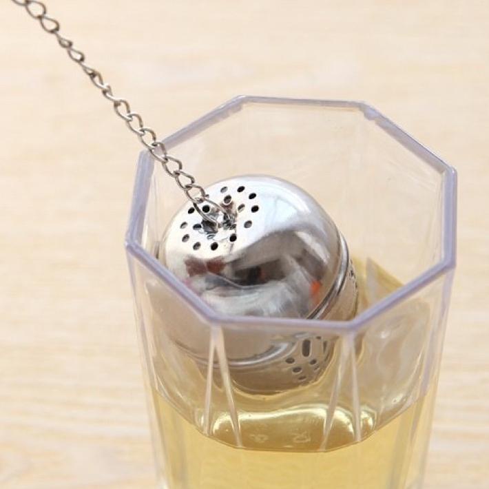 

ポ Tea strainer/ Penyaring Teh herbal bentuk bola (reusable/awet/tahan lama) ㅽ
