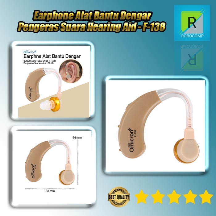 Earphone Alat Bantu Dengar Pengeras Suara Hearing Aid - F-138