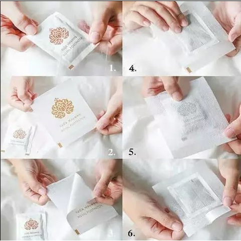 GOLD PRINCESS ROYAL Detoxification Foot Patch Koyo Detox kaki Thailand / Koyo Detoxifikasi
