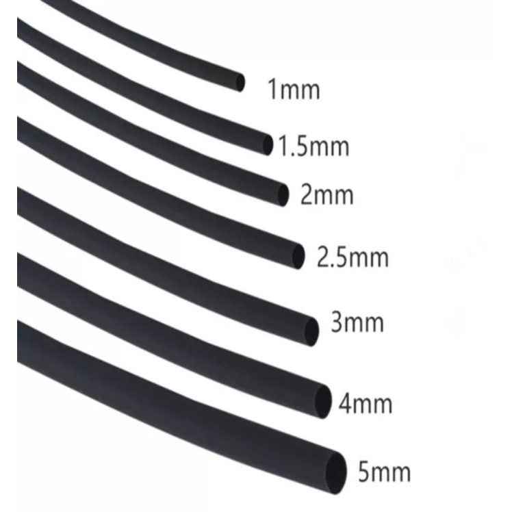 isolasi bakar heat shrink tube 1meter