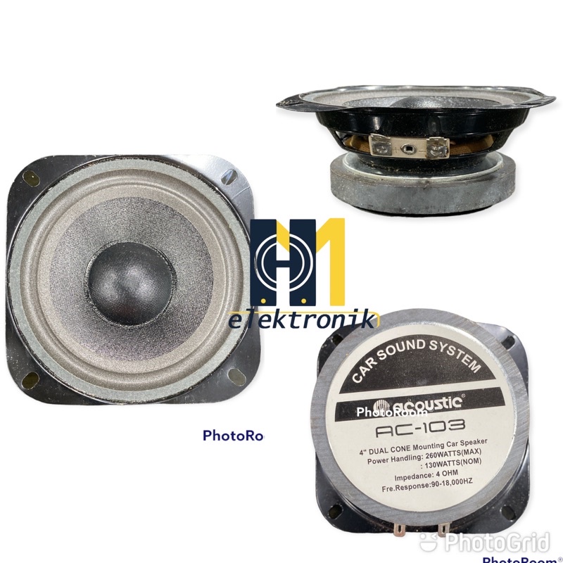 Speaker Acoustic AC 103 4 inch Car sound Colom