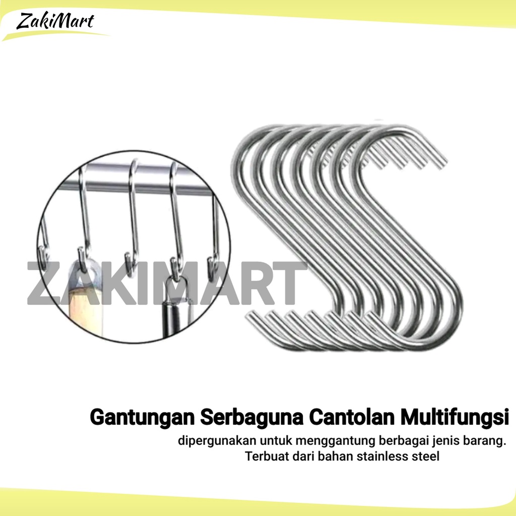 Gantungan S Sling Hook Letter Gantungan Serbaguna Cantolan Multifungsi