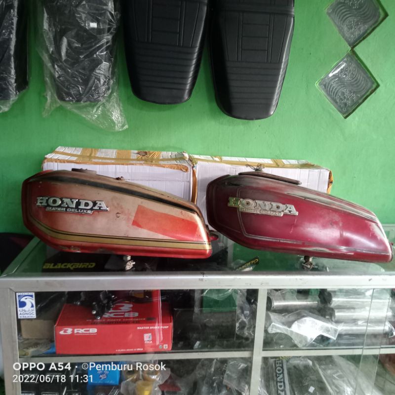 tangki gl100 gl125 ori cat merah