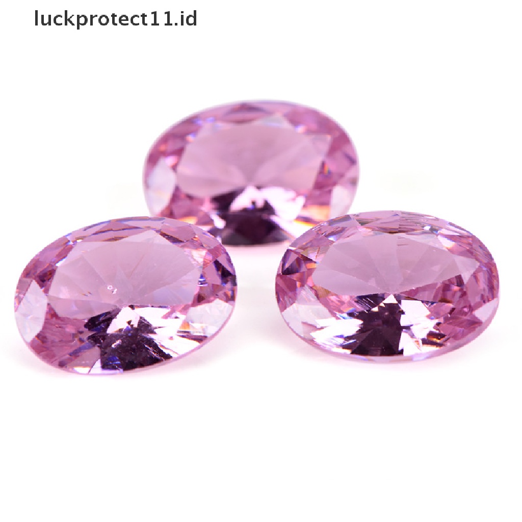 /Fashion Hot// Fashion// 10x14mm Permata Bentuk Oval Zirkon Perhiasan Batu Permata Longgar Alami Hadiah Handmade.